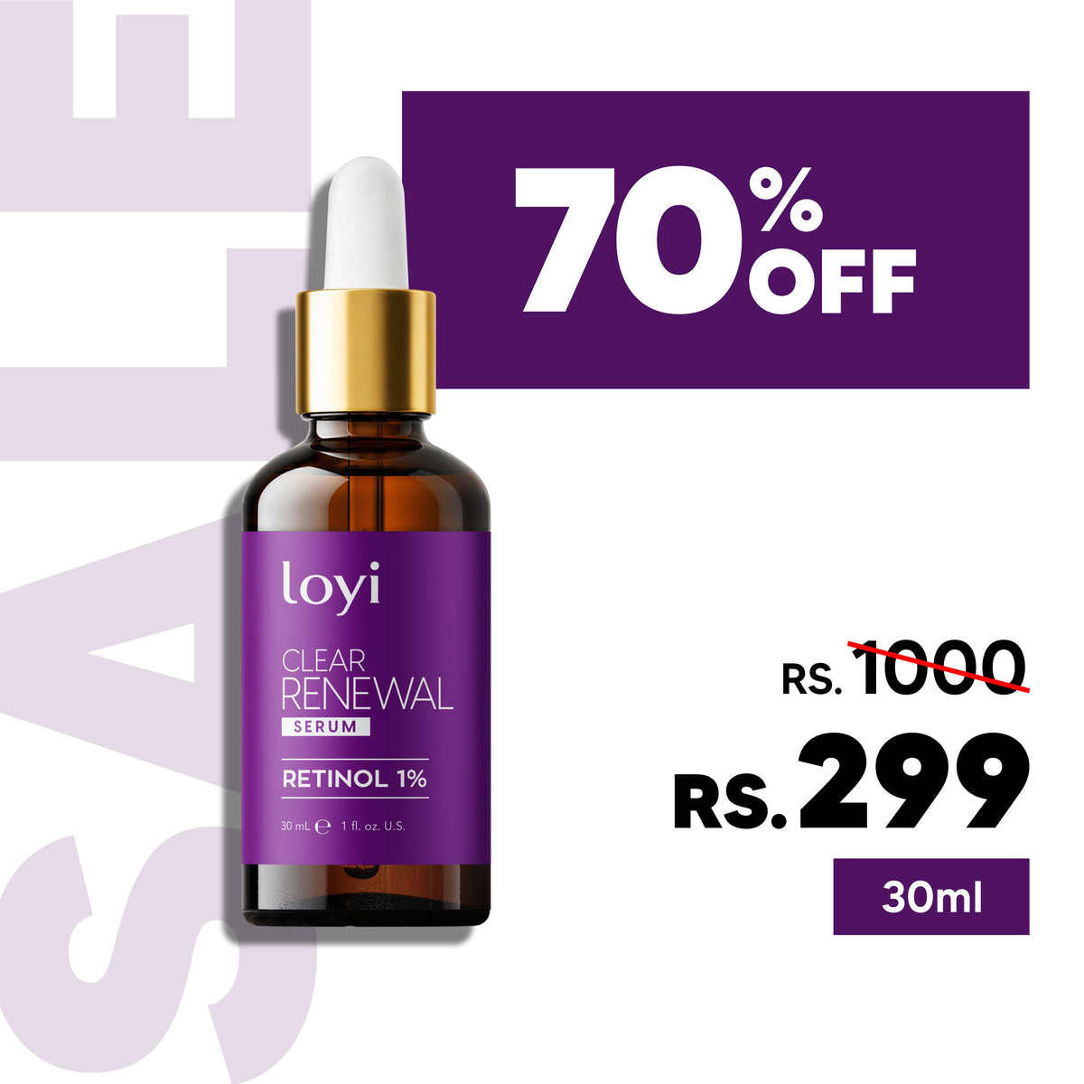 Retinol Serum 30 ml | Anti-Aging - Skin Renewal