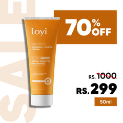 Vitamin C & Glutathione Glow Cream 55gm | Skin Brightening