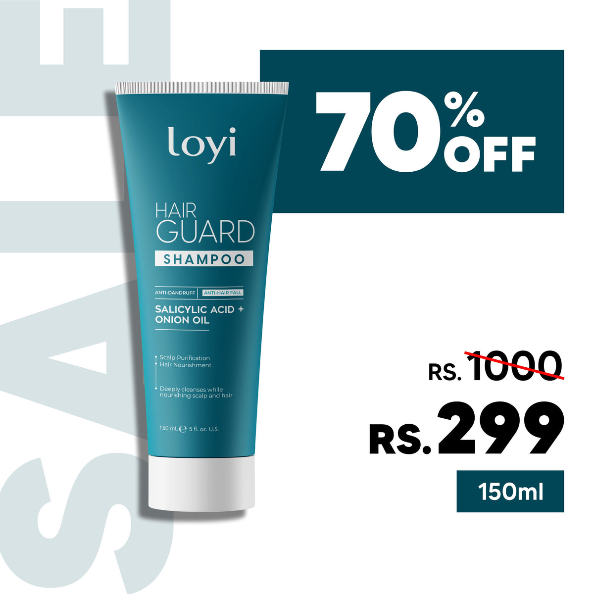 Hair Guard Shampoo 150 ml | Hair Fall Control - Thicker-Looking Hair