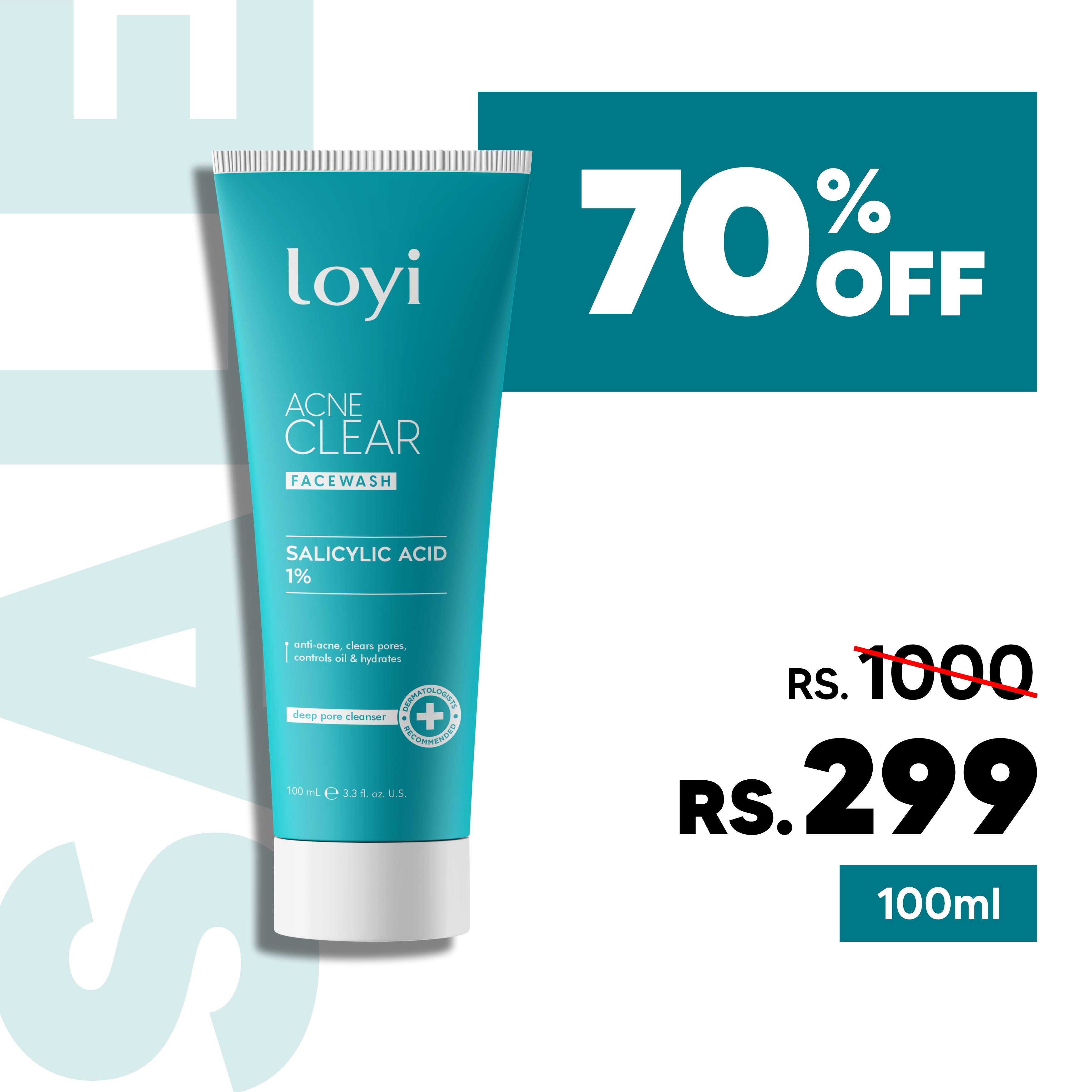 Salicylic Acid Face Wash 100ml | Anti-Acne - Oil Control